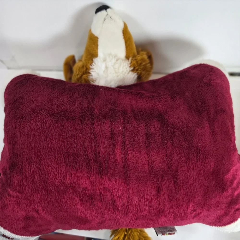 Texas A&M Reveille Pillow Pet Plush Mascot Maroon Logo College Football 12th Man - Picture 6 of 11